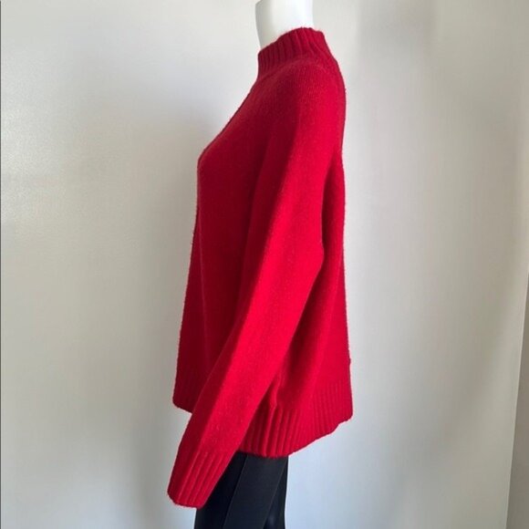 Karen Kane Women's Turtleneck Sweater in Red - M - Picture 3 of 6